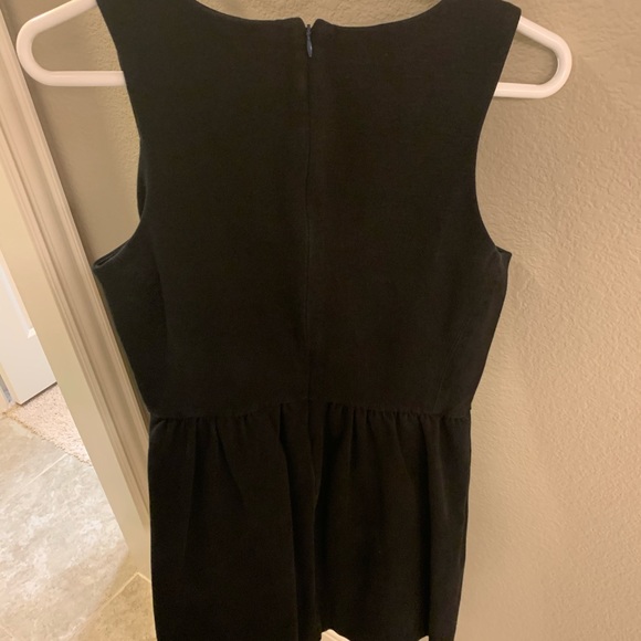 Gap Black Sleeveless Ponte Fit & Flare Dress - Picture 3 of 4